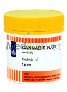 Packaging for Bedrocan Bedrobinol T13:C1 Ludina Medical Cannabis Flower